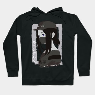 Cool Sad Anime Demonic Girl Hoodie